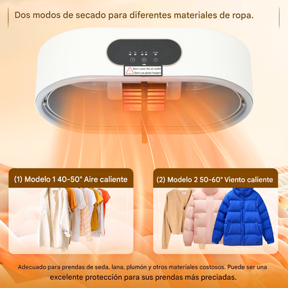 Secador de Ropa Portátil Eléctrico de Secado Rápido Automático