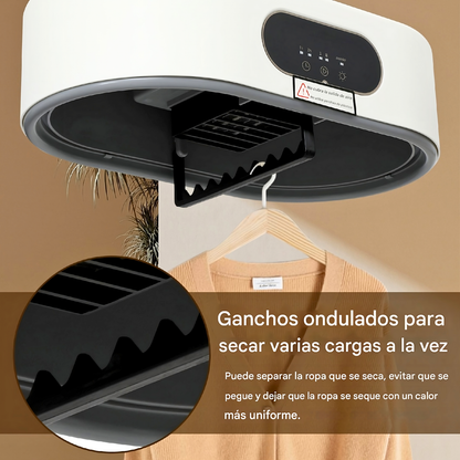 Secador de Ropa Portátil Eléctrico de Secado Rápido Automático